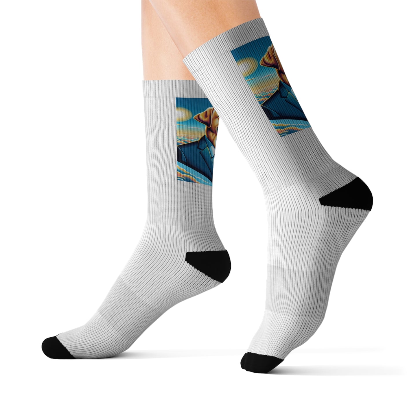 Mr. Dog Sublimation Socks